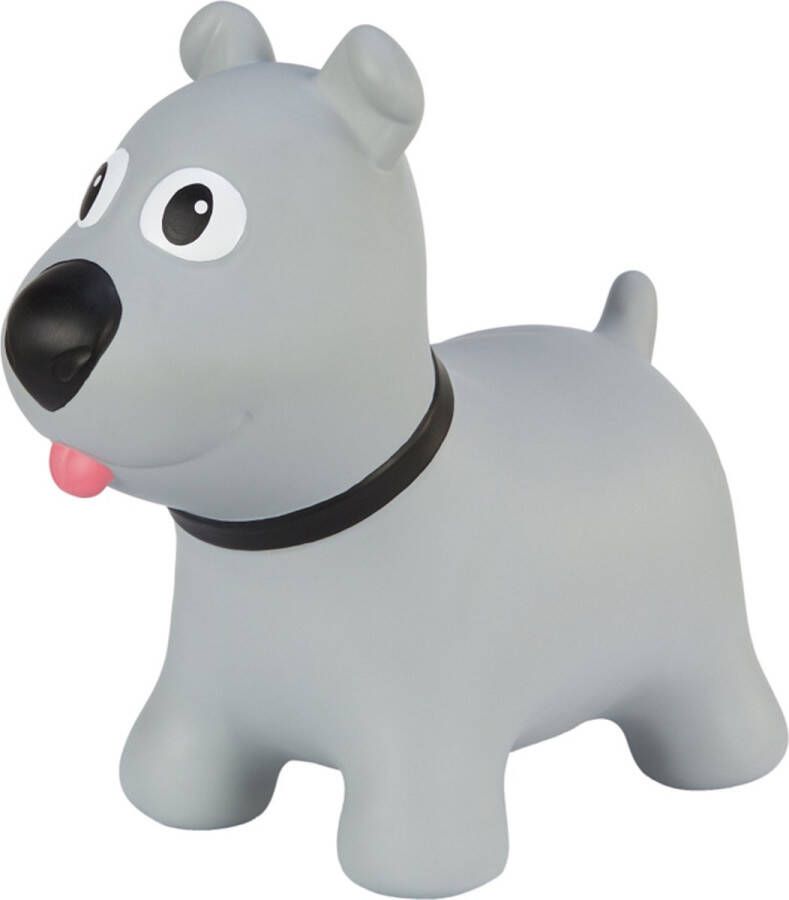 Hoppimals Tootina's grijze hond opblaasbaar springspeelgoed voor kinderen Skippybal