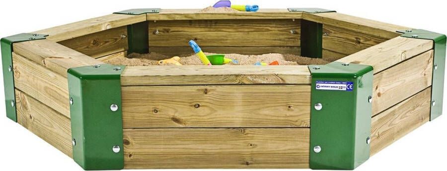 Hörby bruk Horby Bruk Zandbak Junior FSC 100% Zweeds hout 150 X 110 X 28 Cm CE gekeurd ISO 9001 10 jaar garantie