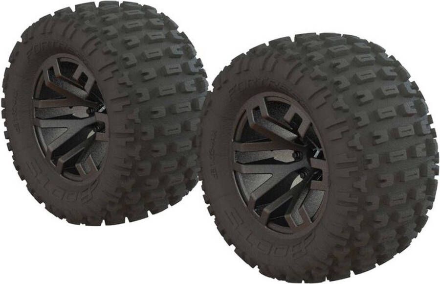 Horizon dBoots 'Fortress' Tyre Set Glued Gun Metal (Pair)