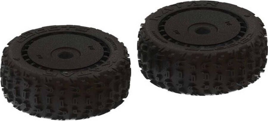 Horizon dBoots 'Katar B 6S' Tire Set Black Pair