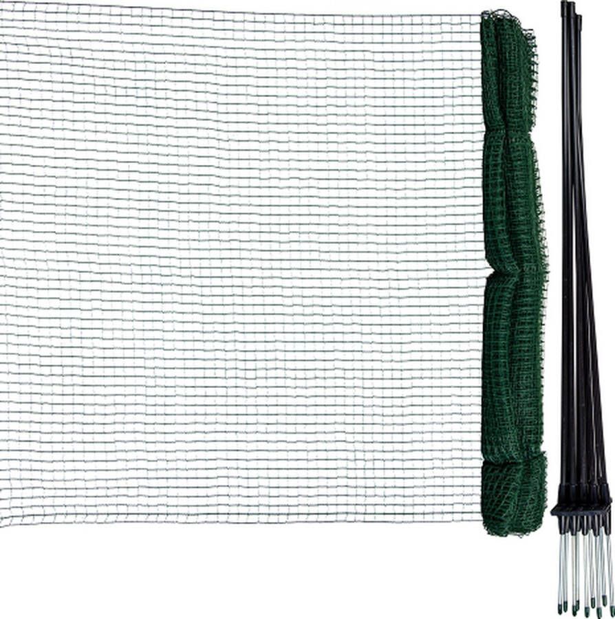 Horizont Omheiningsnet Voor o.a. Hond Kat Kip Of Kleine Huisdieren 90cm Hoog 15m lang FLEX Verplaatsbaar Net