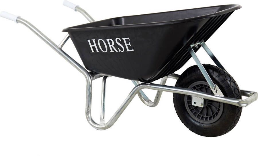 Horse kruiwagen met verstevigd frame -Gemonteerd geleverd