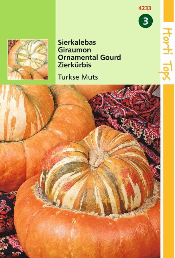 Hortitops 2 stuks Cucurbita Turbaniformis Turkse Muts