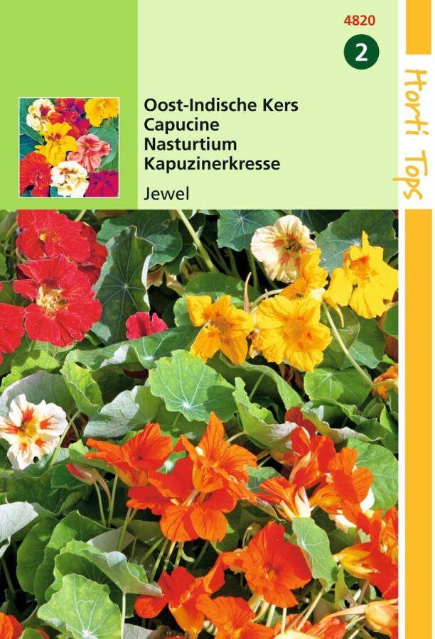 Hortitops 2 stuks Tropaeolum Jewel Dubbelbl. Gemengd Laag