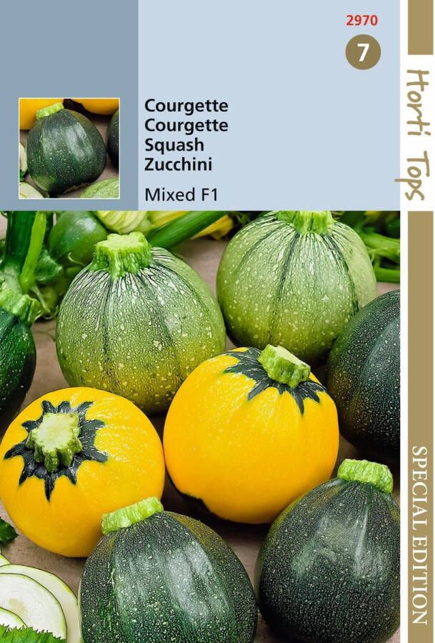 Hortitops Courgette mixed round F1