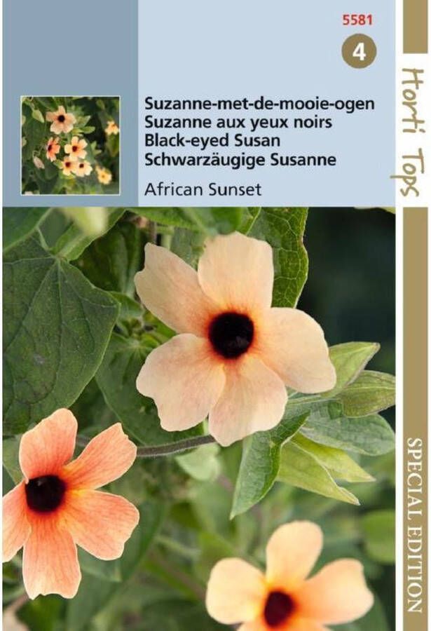 Hortitops Thunbergia Suzanne-met-de-mooie-ogen African Sunset 0 25 gram