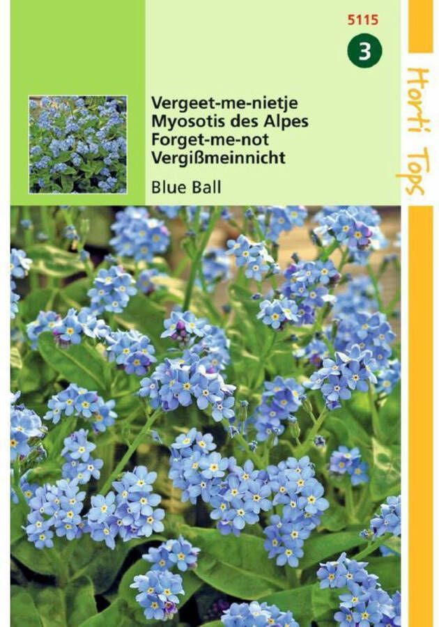 Hortitops Vergeet-Me-Nietje Bloemzaad Myosotis Alpestris Blue Ball