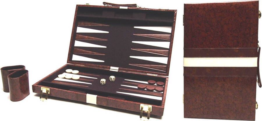 HOT Backgammon 46x28cm populair Buffalo backgammon Piping bruin 38x24 cm