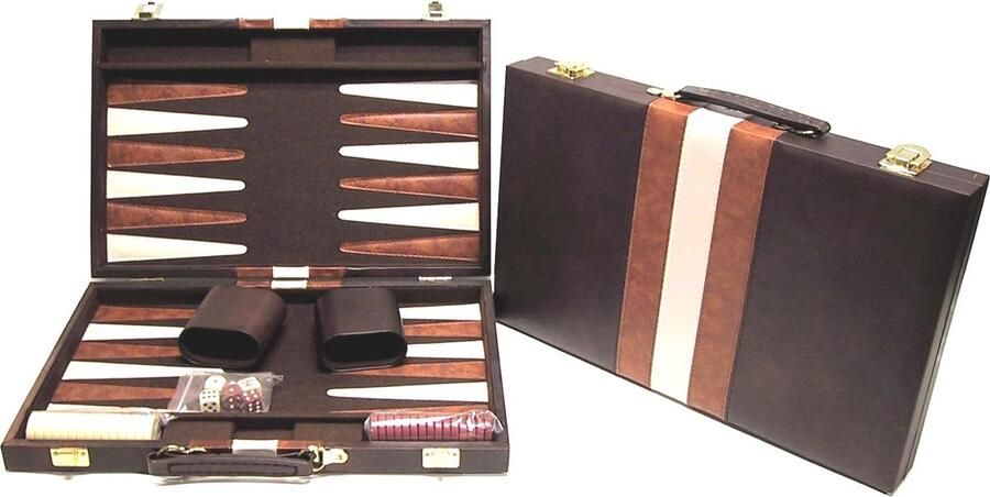 HOT Backgammon 46x28cm populair Buffalo backgammon Piping bruin 38x24 cm