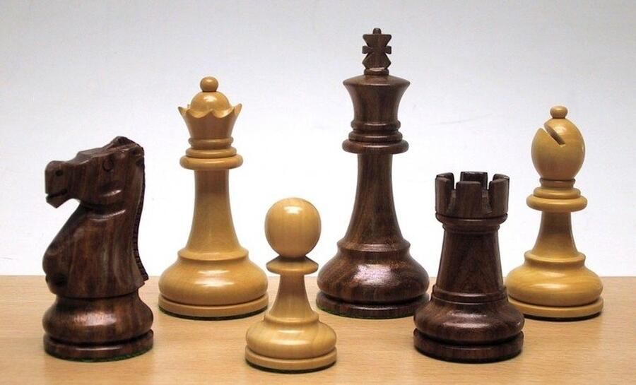 HOT Games Schaakstukken Jacques Staunton Blank Bruin