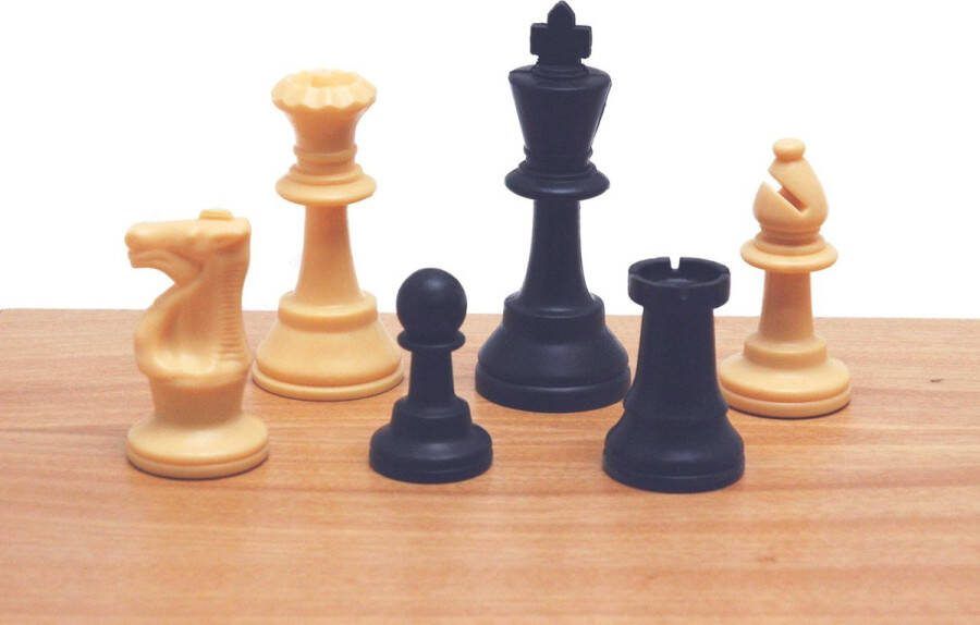 HOT Games Schaakstukken Staunton 6 Kunststof Koningshoogte 93 mm in zak