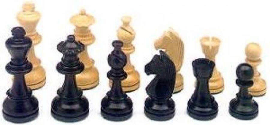 HOT Games Schaakstukken Staunton Palm Zwart 76 mm.LL V Maat 3