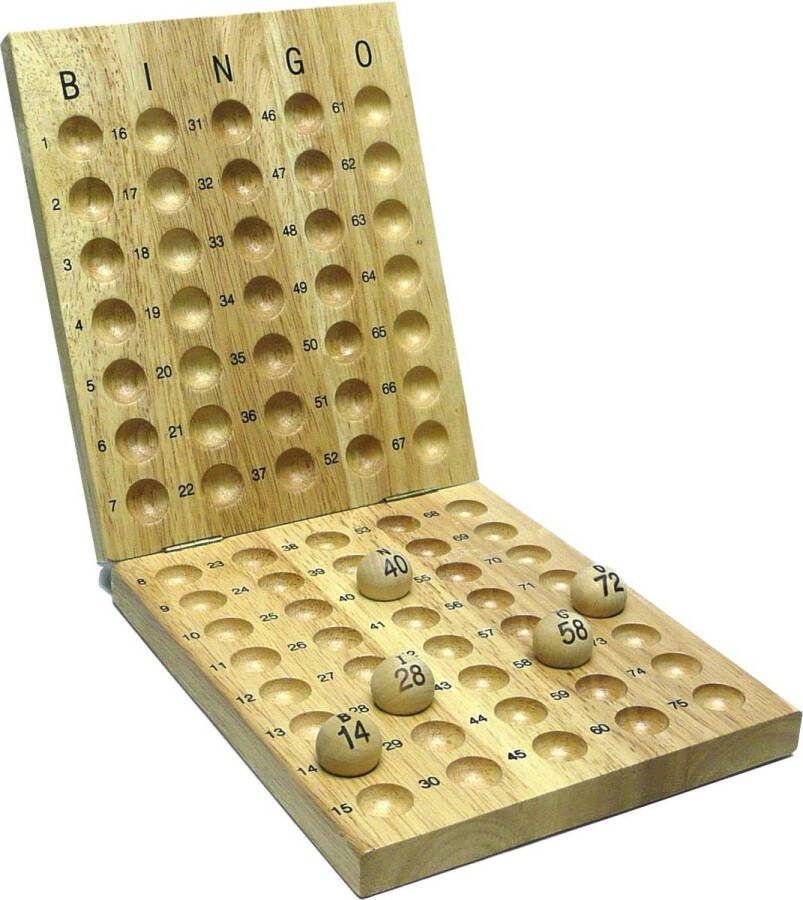 H.O.T. Sports Hot Games Bingo controlebord hout 75 bal