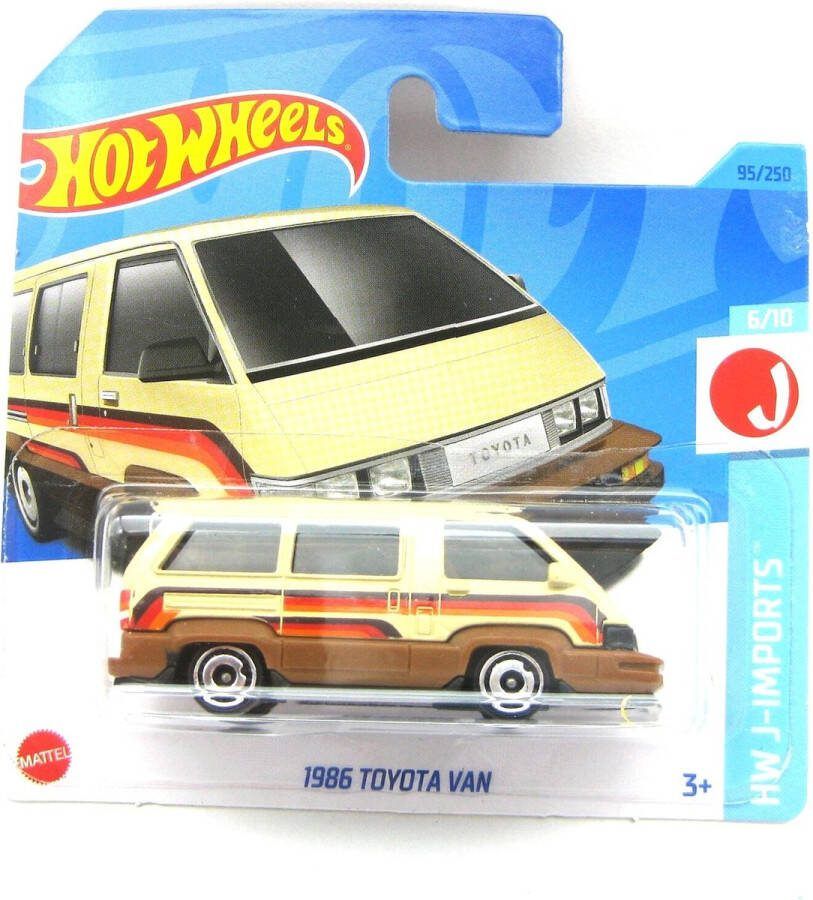 Hot Wheels 1986 TOYOTA VAN 95 250 1:64 CREME HW J-IMPORTS