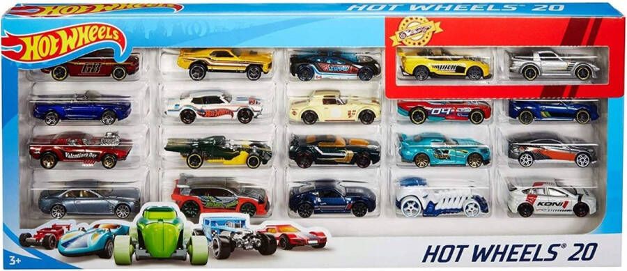 Hot Wheels 20 Car Gift Pack (h7045) cars Trains And Vehicles multi