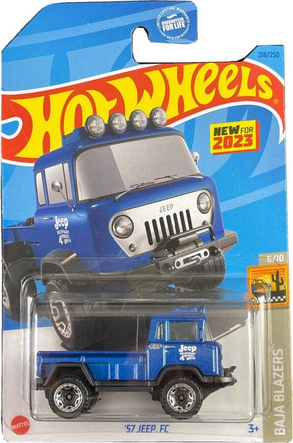 Hot Wheels '57 JEEP FC 218 250 1:64 HW BAJA BLAZERS