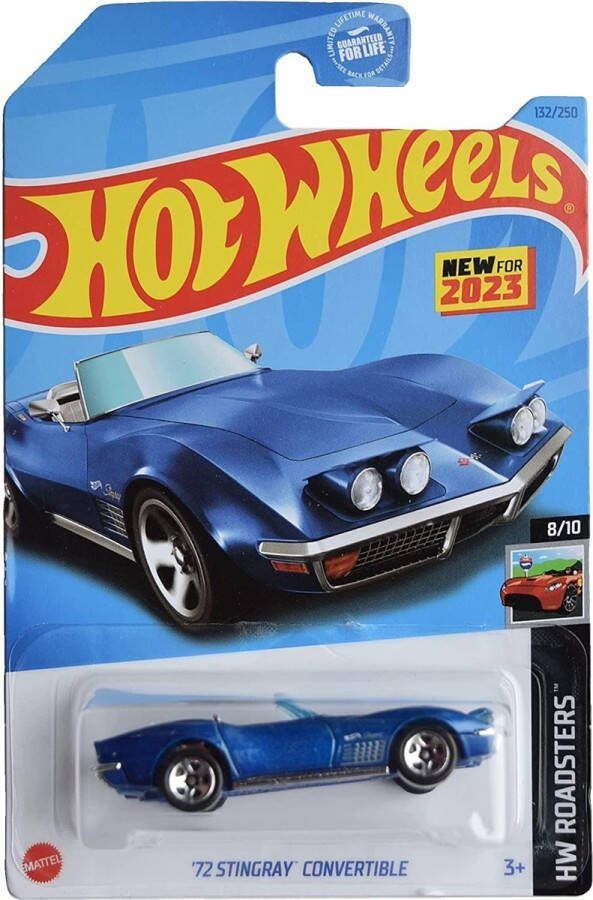 Hot Wheels '72 STINGRAY CONVERTIBLE 132 250 1:64 8 10