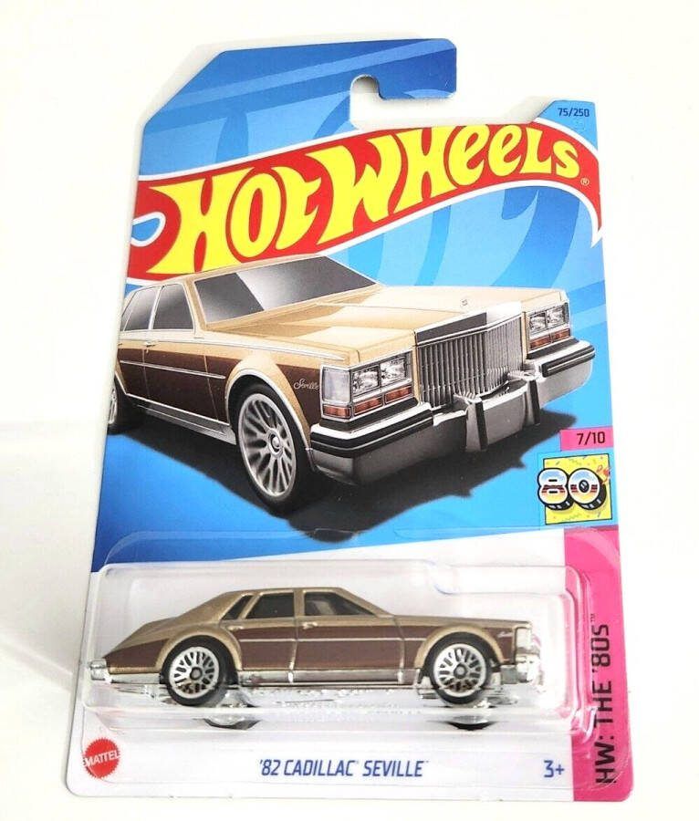 Hot Wheels '82 CADILLAC SEVILLE BROWN 75 250 1:64 HW THE '80s 7 10