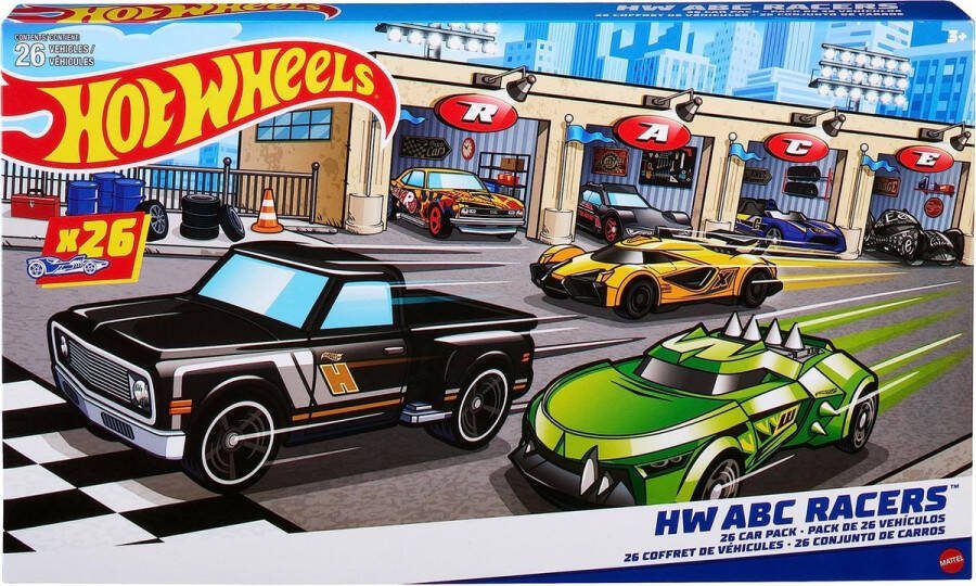 Hot Wheels ABC Racers set van 26 speelgoedauto's