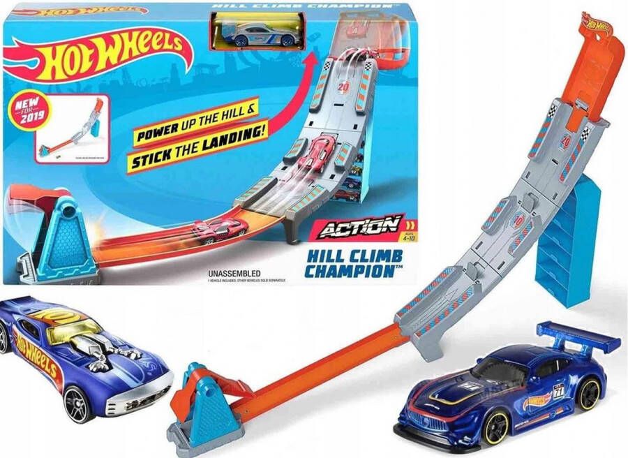 Hot Wheels autoracebaan Double Piste Champion Limited edition + 2 extra raceauto's