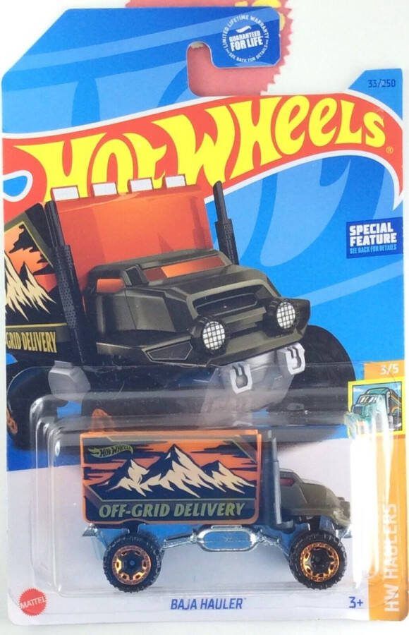 Hot Wheels BAJA HAULER 33 250 (1:64) OFF GRID DELIVERY 3 5