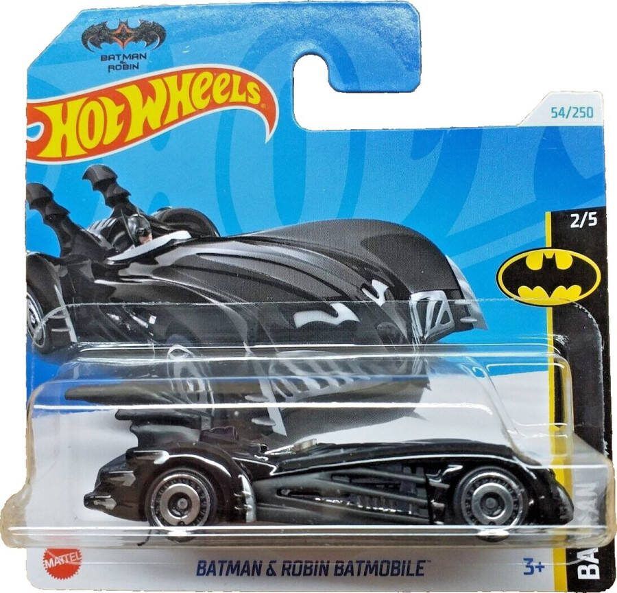 Hot Wheels BATMAN & ROBIN BATMOBILE 54 250 BLACK 1:64