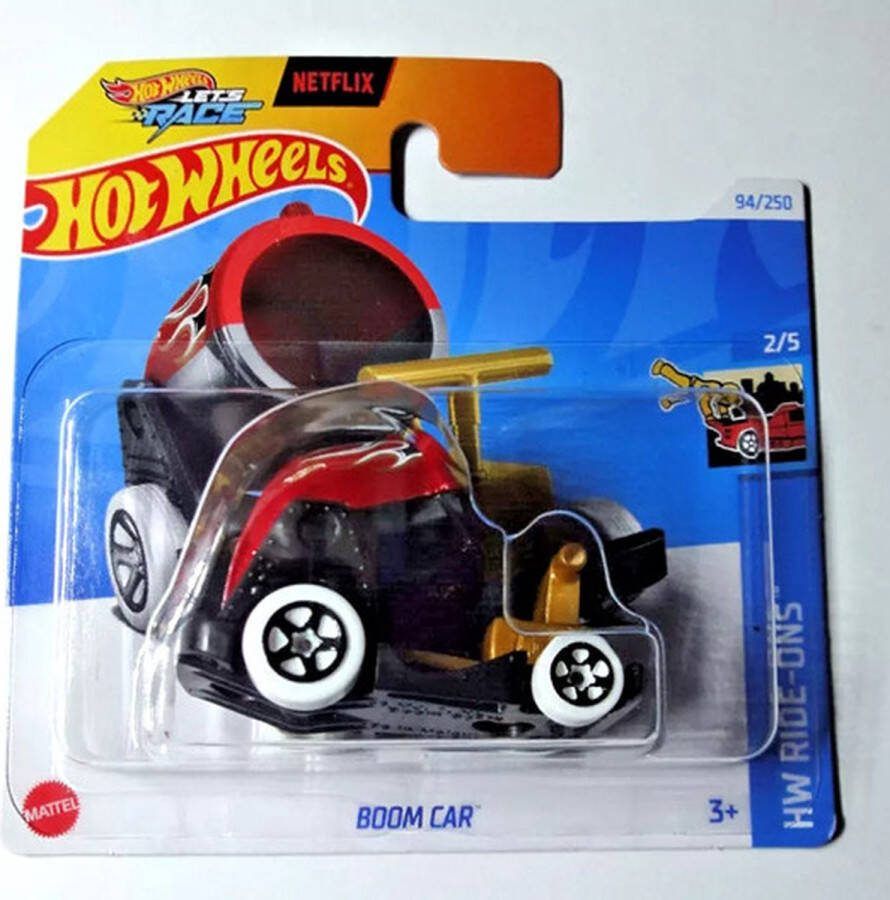 Hot Wheels BOOM CAR 94 250 RED GOLD 1:64 HW RIDE-ONS 2 5