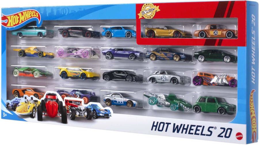 Hot Wheels Cadeauset Met 20 Auto&apos;s