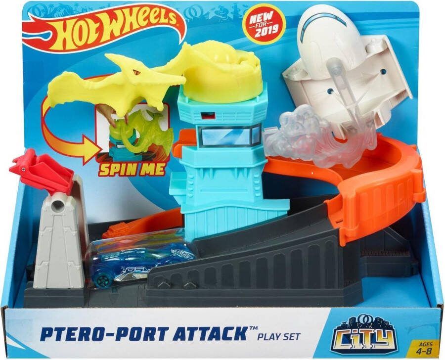 Hot Wheels City Pterodactyl Aanval Speelset