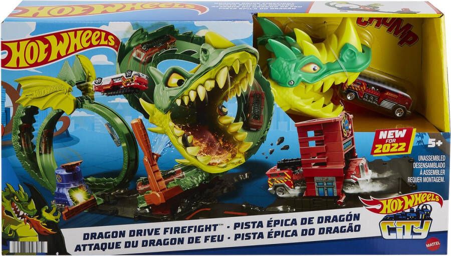 Hot Wheels Racebaan Mattel Angry Dragon City