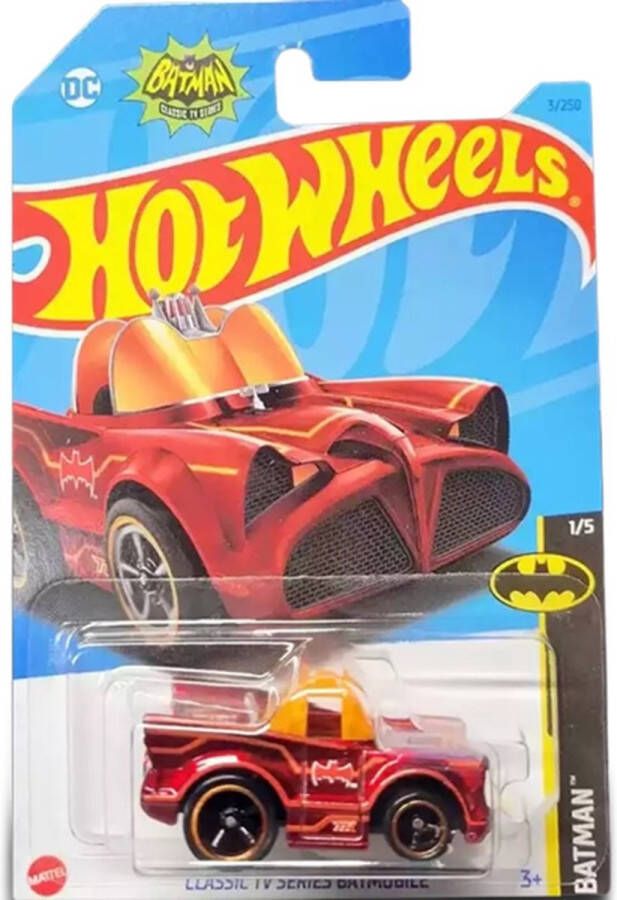 Hot Wheels Batman Classic TV series Batmobile 1:64