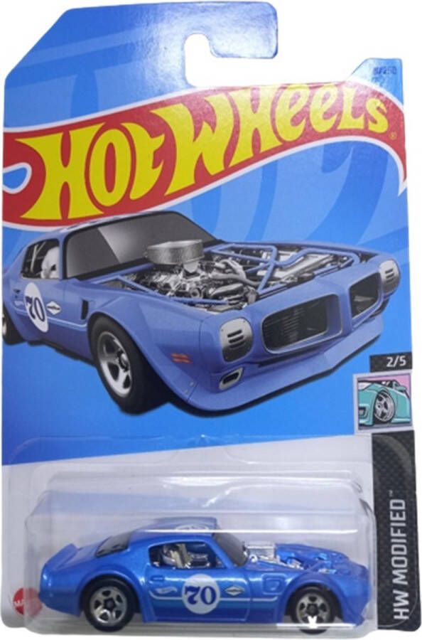 Hot Wheels Custom Pontiac Firebird Die Cast 7 cm