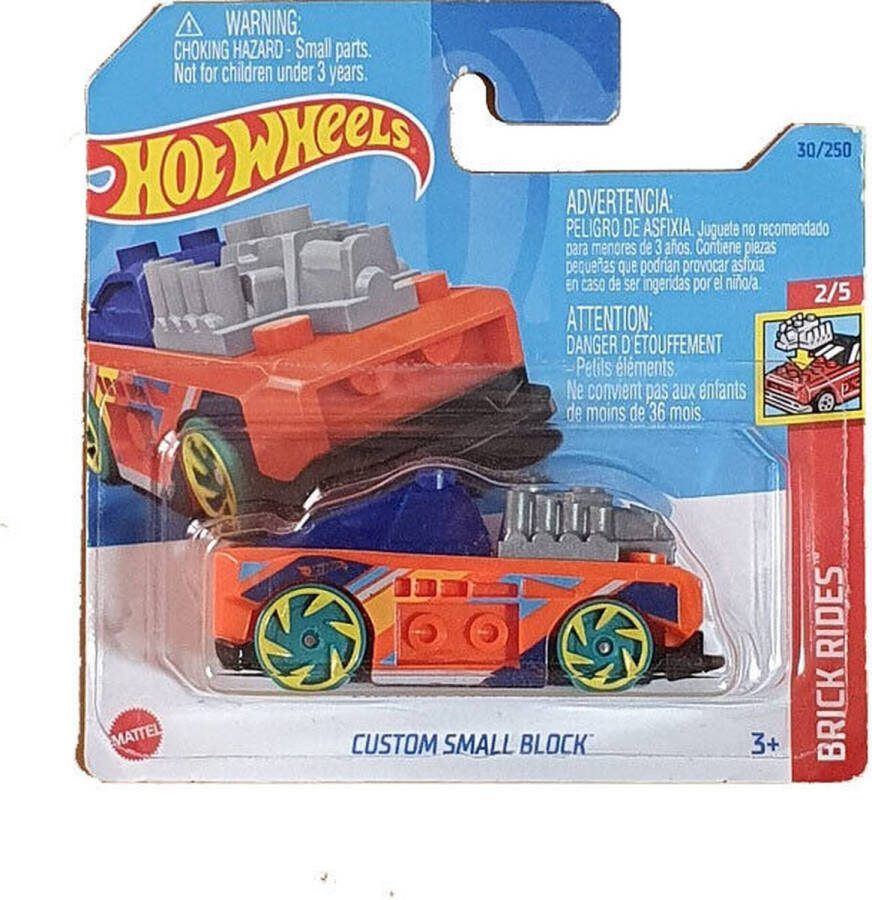 Hot Wheels CUSTOM SMALL BLOCK 30 250 1:64 ORANGE 2 5