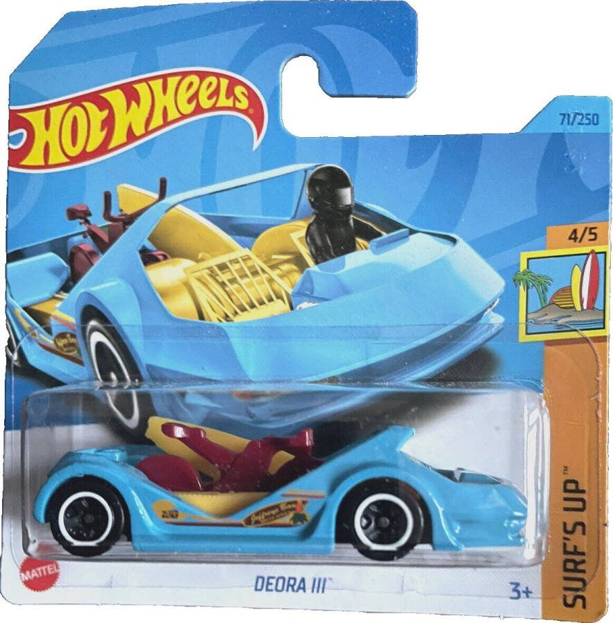 Hot Wheels DEORA III BLEU 71 250 1:64 SURF'S UP 4 5
