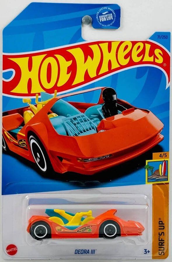 Hot Wheels DEORA III ORANGE 71 250 1:64 SURF'S UP 4 5