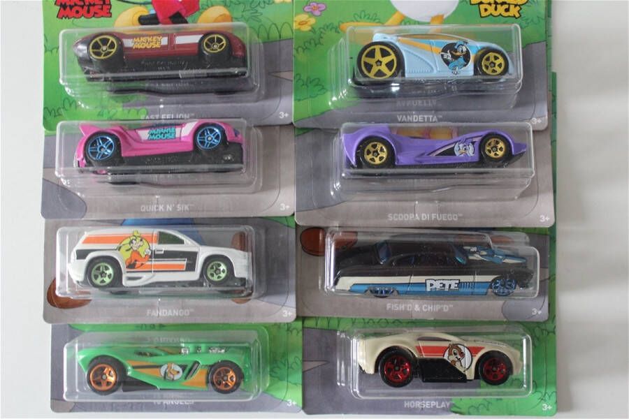 Hot Wheels Disney Complete Set 8 8