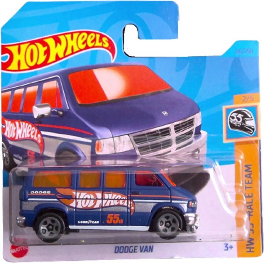 Hot Wheels Dodge Van Die Cast 7 cm Voertuig Spaar ze allemaal