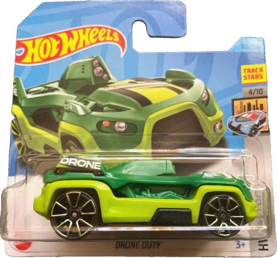 Hot Wheels DRONE DUTY GREEN 88 250 HW METRO 4 10 1:64 GREEN