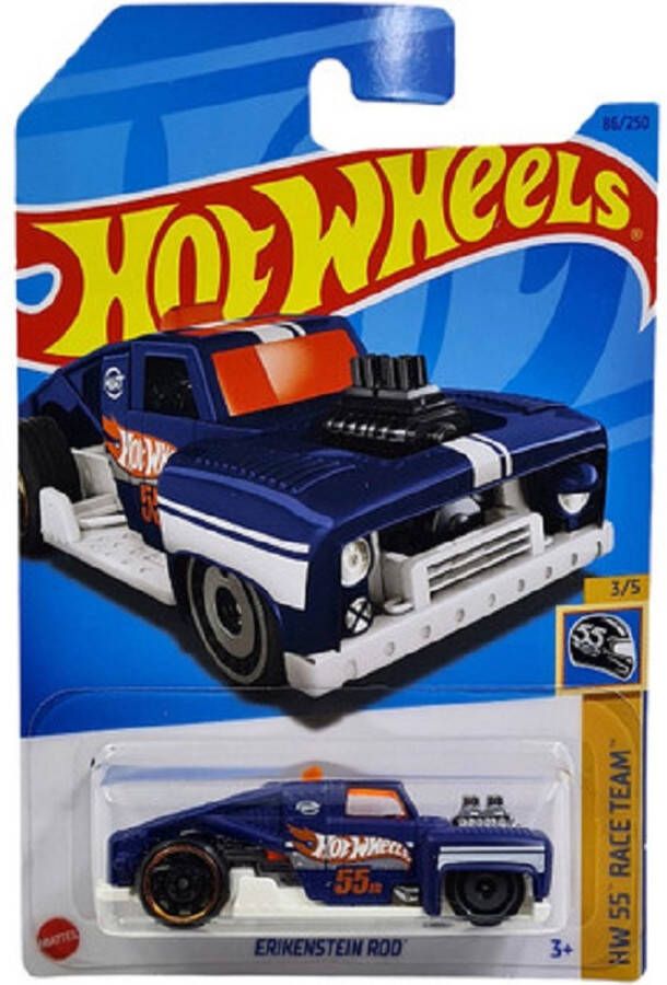 Hot Wheels Erikenstein Rod Die Cast 7 cm Donker blauw