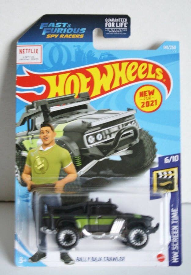 Hot Wheels Fast & Furious rally baja crawler Die Cast 7 cm Schaal 1:64 army green
