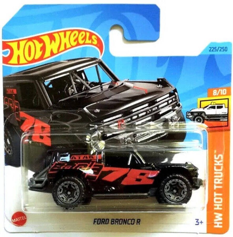 Hot Wheels FORD BRONCO R 225 250 (1:16) BLACK HW HOT TRUCKS