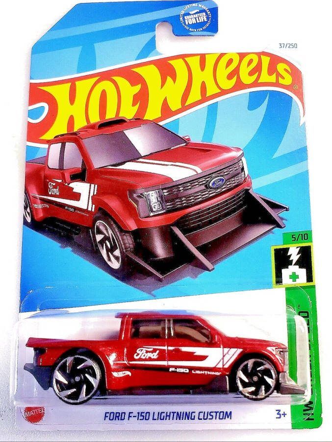 Hot Wheels FORD F-150 RED 37 250 (1:64) HW GREEN SPEED 5 10