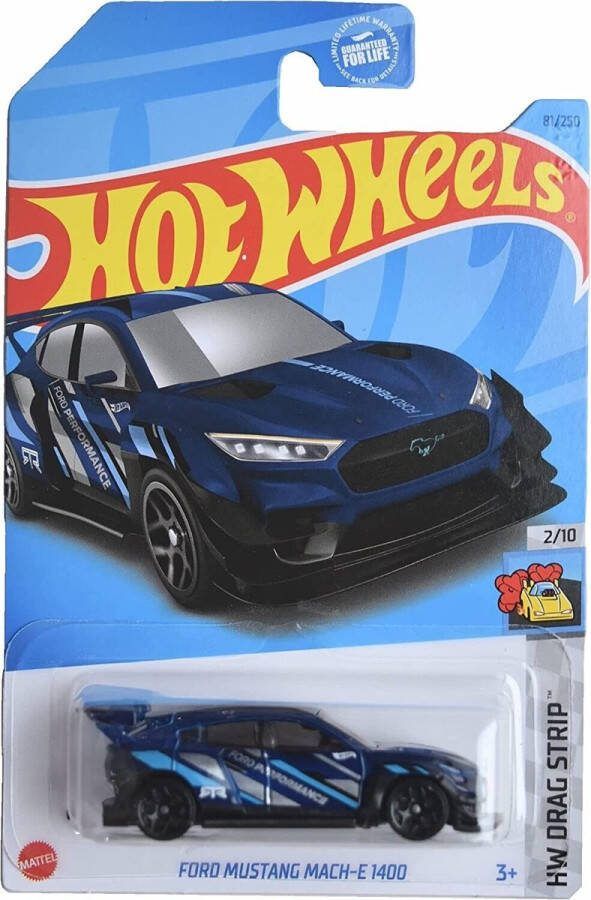 Hot Wheels FORD MUSTANG MACH-E1400 81 250 DIAMANT BLUE 1:64 HW DRAG STRIP 2 10