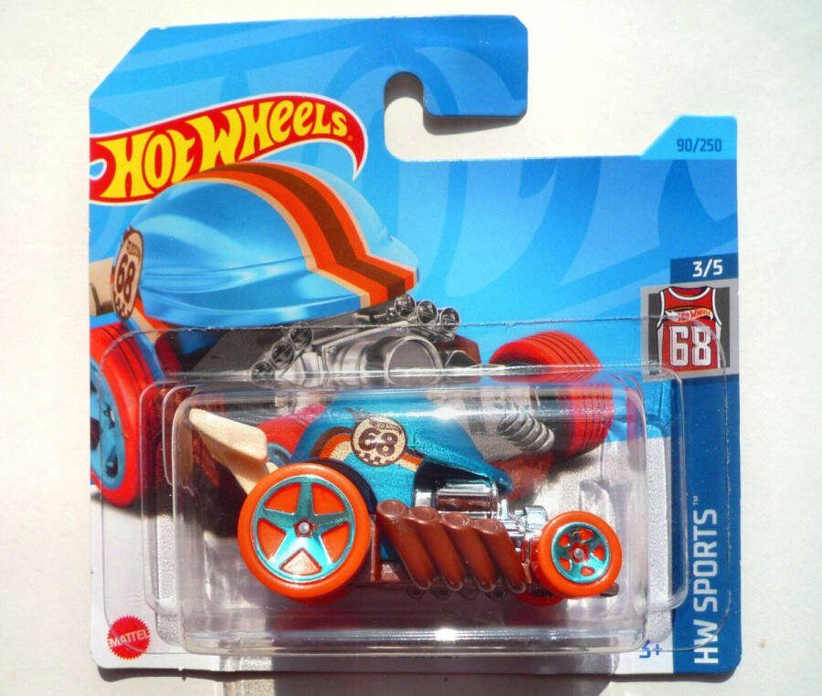 Hot Wheels HEAD GASKET BLUE 90 250 (1:64) HW SPORTS 3 5
