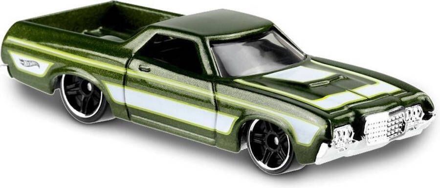 Hot Wheels Hot Trucks Auto '72 Ford Ranchero 7 Cm Groen