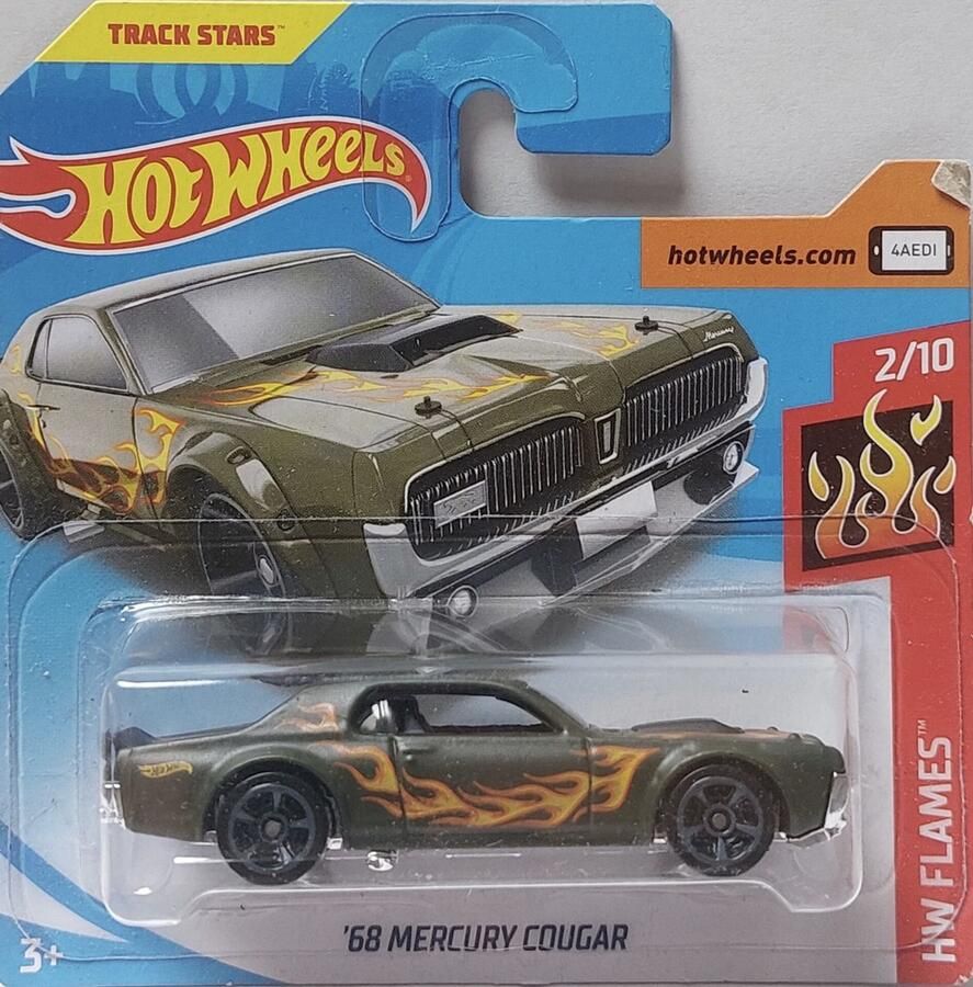 Hot Wheels 68 Mercury Cougar 7 cm Schaal 1:64
