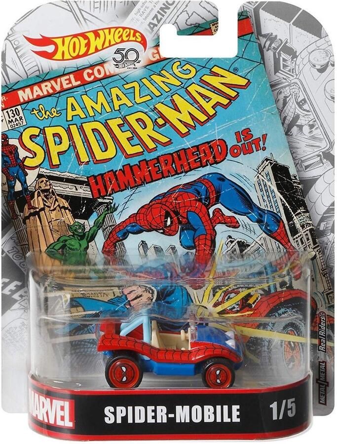 Hot Wheels Diecast The Amazing Spiderman Spider-Mobile 1:64
