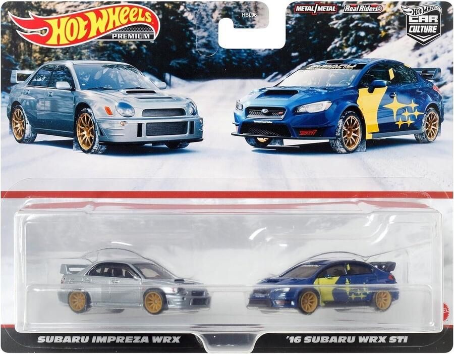 Hot Wheels HotWheels 2 pack Subaru Impreza WRX en WRX STI
