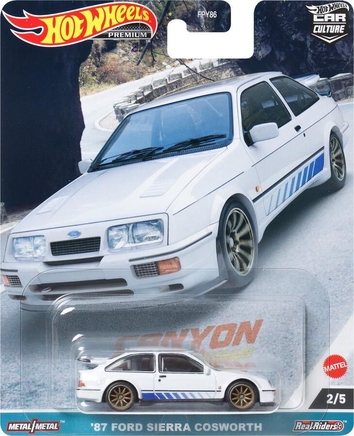 Hot Wheels HotWheels Ford Sierra Cosworth 1987 (White Blue)