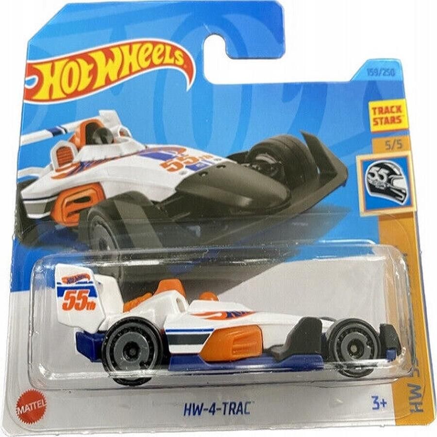 Hot Wheels HW-4-TRAC BLUE 159 250 (1:64) HW 55 RACE TEAM 5 5